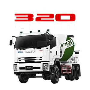 รถบรรทุกโม่ปูน 10 ล้อ fxz mixer อีซูซุ