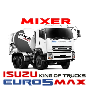 รถบรรทุกโม่ปูน 10 ล้อ fxz mixer euro 5 max อีซูซุ