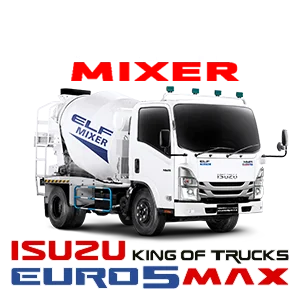 รถบรรทุกโม่ปูน 6 ล้อ nmr mixer euro 5 max อีซูซุ