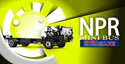 NPR MINI BUS EURO 5 MAX รถบรรทุก 6 ล้อมินิบัส ยูโร 5