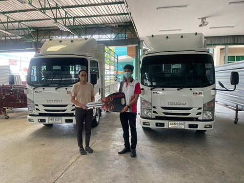 รถบรรุกอีซูซุ 4 ล้อ nlr 130