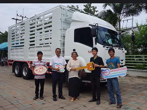 รถบรรุกอีซูซุ 10 ล้อ fvm 300