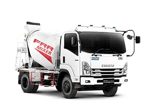 รถบรรทุกโม่ปูน 6 ล้อ frr mixer euro 5 max อีซูซุ