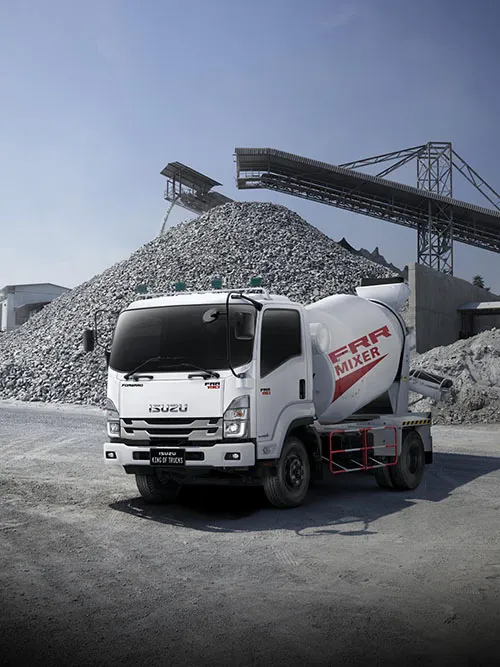 รถบรรทุก 6 ล้อ FRR MIXER 190 อีซูซุโม่ปูน