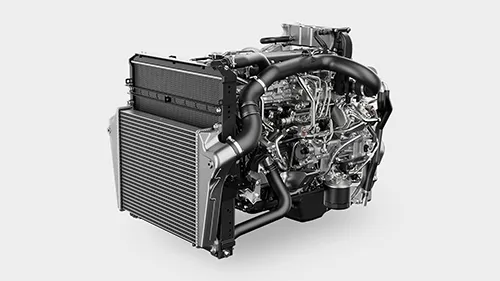 เครื่องยนต์รถบรรทุก 6 ล้อกลางโม่ปูน รุ่น 4HK1