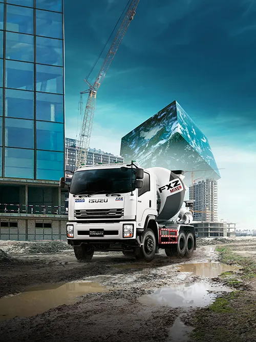 รถบรรทุก 10 ล้อ โม่ปูน FXZ MIXER EURO 5 MAX อีซูซุ